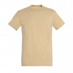 Bedrucktes Baumwoll-T-Shirt 190 g/m2 Farbe hellbraun