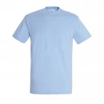 Bedrucktes Baumwoll-T-Shirt 190 g/m2 Farbe pastellblau