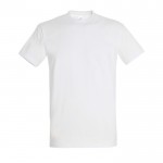 Bedrucktes Baumwoll-T-Shirt 190 g/m2 Farbe weiß
