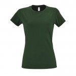 Bedruckbares Damen-T-Shirt 190 g/m2 Farbe dunkelgrün