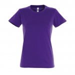Bedruckbares Damen-T-Shirt 190 g/m2 Farbe violett