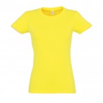 Bedruckbares Damen-T-Shirt 190 g/m2 Farbe gelb