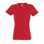 Bedruckbares Damen-T-Shirt 190 g/m2 Farbe rot