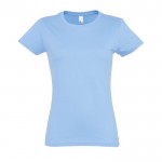 Bedruckbares Damen-T-Shirt 190 g/m2 Farbe pastellblau