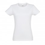 Bedruckbares Damen-T-Shirt 190 g/m2 Farbe weiß