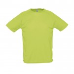 Atmungsaktive T-Shirts mit Logo bedrucken Farbe hellgrün