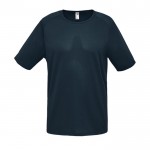 Atmungsaktive T-Shirts mit Logo bedrucken Farbe petrolblau