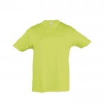 Bedrucktes T-Shirt für Kinder 150 g/m2 Farbe hellgrün
