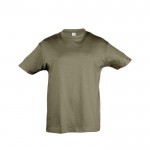 Bedrucktes T-Shirt für Kinder 150 g/m2 Farbe militärgrün