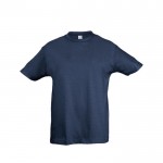 Bedrucktes T-Shirt für Kinder 150 g/m2 Farbe jeansblau