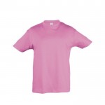 Bedrucktes T-Shirt für Kinder 150 g/m2 Farbe rosa