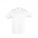 Bedrucktes T-Shirt für Kinder 150 g/m2 Farbe weiß