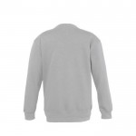 Bedruckbare Kinder-Sweatshirts 280 g/m2 Farbe grau mamoriert Rückansicht