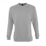 Im Siebdruckverfahren bedrucktes Sweatshirt 280 g/m2 Farbe grau mamoriert