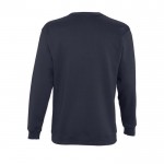 Im Siebdruckverfahren bedrucktes Sweatshirt 280 g/m2 Farbe dunkelblau Rückansicht