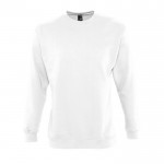 Im Siebdruckverfahren bedrucktes Sweatshirt 280 g/m2 Farbe weiß