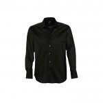 Herrenhemd aus Baumwolle, 140 g/m2, SOL'S Brighton farbe schwarz