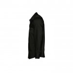 Herrenhemd aus Baumwolle, 140 g/m2, SOL'S Brighton farbe schwarz seitliche Ansicht