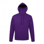 Bedrucktes Sweatshirt mit Kapuze 280 g/m2 Farbe purpurfarben