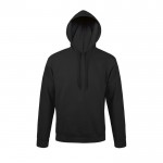 Bedrucktes Sweatshirt mit Kapuze 280 g/m2 Farbe schwarz