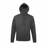 Bedrucktes Sweatshirt mit Kapuze 280 g/m2 Farbe dunkelgrau
