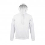 Bedrucktes Sweatshirt mit Kapuze 280 g/m2 Farbe weiß