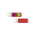 Günstiger USB-Stick mit digitalem Aufdruck Farbe rot
