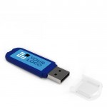 Günstiger USB-Stick mit digitalem Aufdruck Ansicht mit Druckbereich