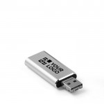 USB-Stick mit Logo aus Metall Ansicht mit Druckbereich