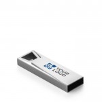 Bedruckter USB-Stick aus Metall Ansicht mit Druckbereich