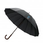 Exklusiver Regenschirm mit 16 Rippen bedrucken Ansicht mit Druckbereich