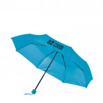 Regenschirm mit passendem Griff bedrucken Ansicht mit Druckbereich