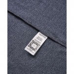 Hemd aus organischer Baumwolle 180 g/m2 Iqoniq Manuel farbe dunkelblau mamoriert vierte Ansicht