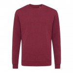 Sweatshirt  aus Öko-Baumwolle 340 g/m2 Iqoniq Zion farbe bordeaux