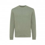 Buntes Sweatshirt aus Öko-Baumwolle 340 g/m2 Iqoniq Denali farbe grün mamoriert