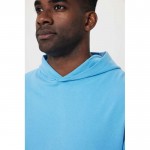 Sweatshirt aus Öko-Baumwolle 340 g/m2 Iqoniq Yoho farbe cyan-blau
