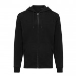 Sweatshirt aus Öko-Baumwolle 340 g/m2 Iqoniq Abisco farbe schwarz