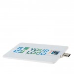 USB-Karte mit Standardanschluss und Typ C mit Logo, Ansicht 2
