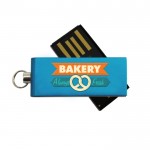 Kleiner USB-Stick für den Schlüsselanhänger mit Logo bedrucken als Werbegeschenk