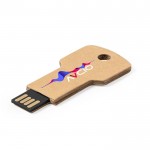 USB-Stick als Schlüssel aus recycelter Pappe mit Logo bedrucken lassen