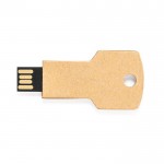 USB-Stick aus recycelter Pappe in Form eines Schlüssels