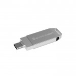 USB-Stick als Werbemittel mit Typ-C-Anschluss Farbe silber als Werbegeschenk