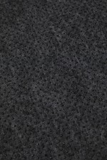 Mauspad aus recyceltem Filz mit rutschfester Oberfläche farbe schwarz dritte Ansicht