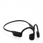 Kopfhörer mit integriertem Mikrofon, ideal zum Sport machen farbe schwarz Ansicht mit Druckbereich