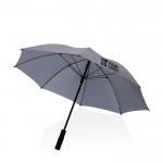 Recycelter wetterfester Regenschirm Ansicht mit Druckbereich