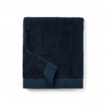 Handtuchset aus Baumwolle und Tencel, 90 x 150 cm Farbe Schwarz