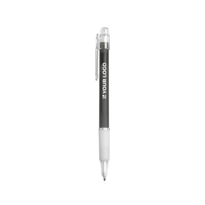 Kugelschreiber mit rutschfestem Gummi Ansicht mit Druckbereich