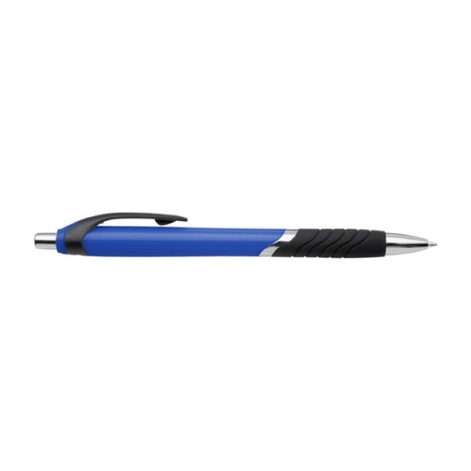 Kugelschreiber mit leuchtenden Farben Farbe Blau dritte Ansicht
