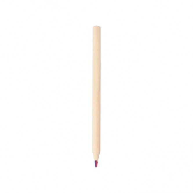 Bleistift mit Schrift in verschiedenen Farben