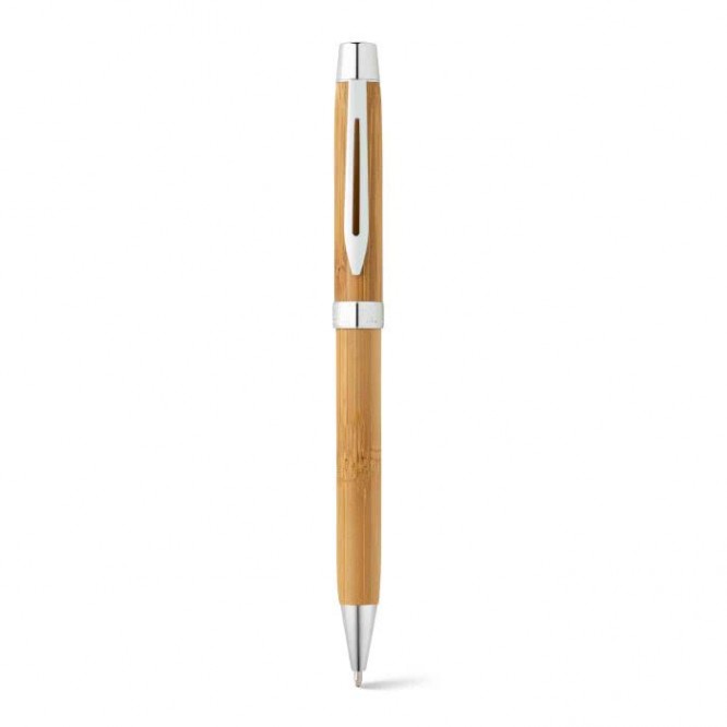 Werbegeschenk Kugelschreiber aus Bambus im Etui